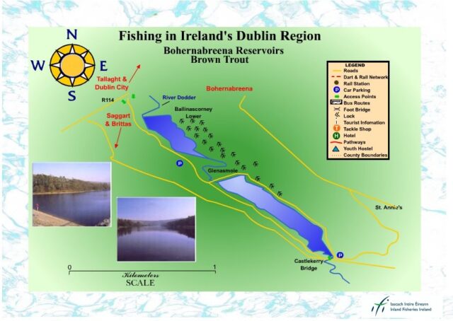Fishing in Ireland, Dublin region.