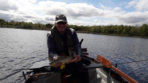 Howard Smith, UK with a nice Mask trout