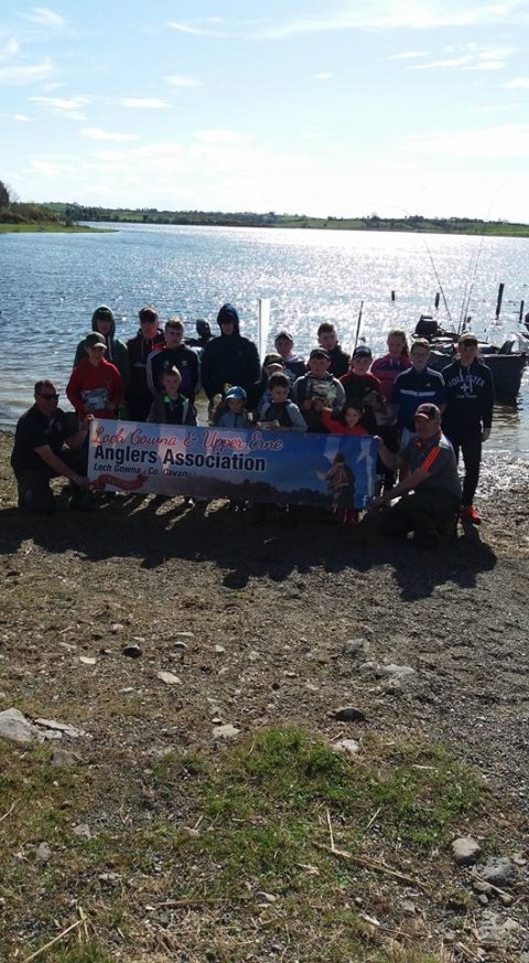 Junior competitors at Lough Gowna