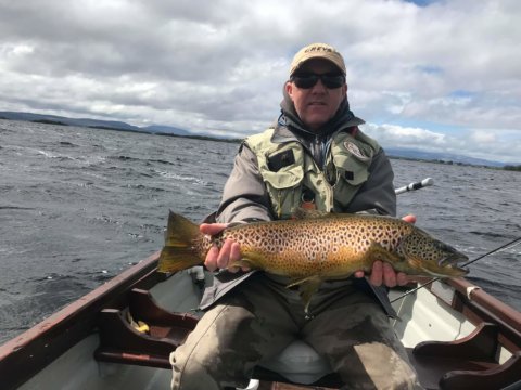 Robert Reilly Lwith a fine fish from the Greenfields area
