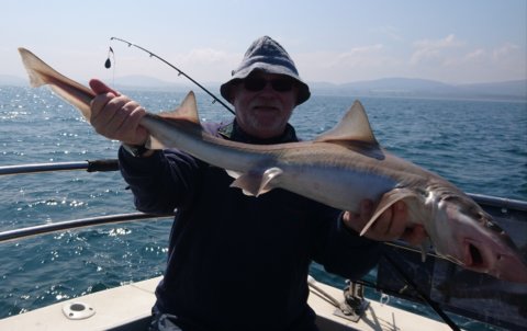 Peter Schiffer with his 10lb Specimen Smooth Hound