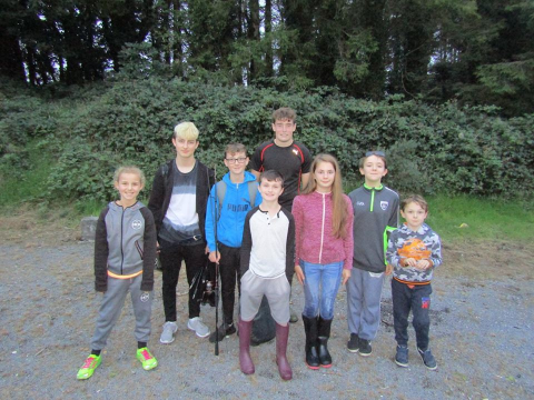 Juvenile Anglers taking part in the Ballyshunnock Angling competition recently (M Collins, 2018)