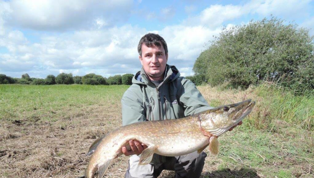 Nick with a cracking fish caught on dead bait