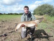Nick with a cracking fish caught on dead bait
