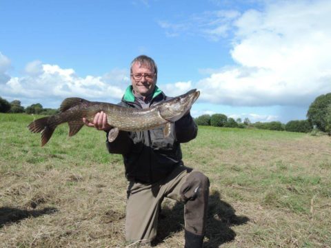 Jean - Pierre from Belgium with one of his Pike.