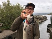 Some salmon on Currane, conditions improving