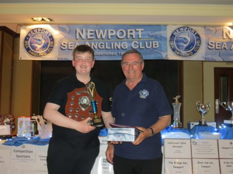 David Loftus was the Overall Junior winner of the 52nd Newport Sea Angling Festival.