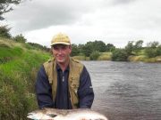 Levels down on the Moy as fishing effort falls