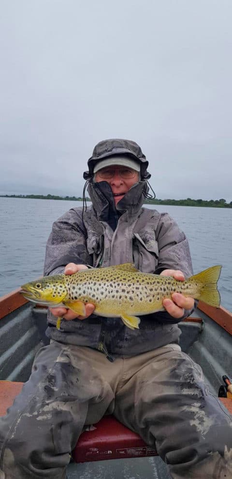 Malcolm Patrick with a beautifully marked Corrib trout