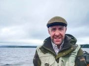 Great late season sport on Corrib Marc Whalen Scotland guided by John Somerville had this lovely trout.
