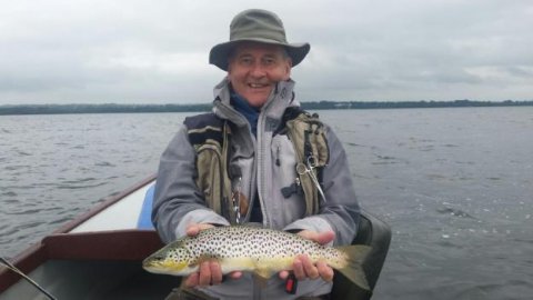 Mark Douglas, Northern Ireland with one of his Sheelin catches
