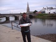 Difficult conditions on the Moy as bright conditions continue