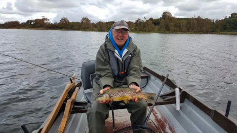 Richard Robinson fishing with Ted Wherry landed this fine trout