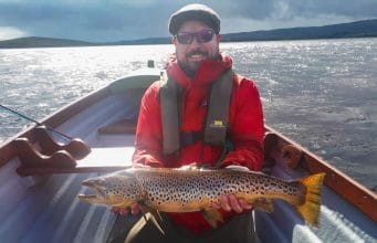 Ross Kirwan, fishing with Richard Gibbons, had this cracking trout over 7lbs on a Claret Dabbler. #CPRsavesfish