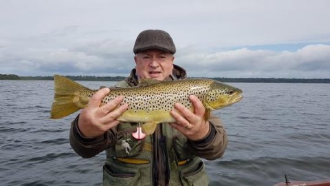 Thomas Harten, Cavan with his 5.5lbs trout