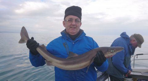 Peter Mc Keon with one of his Spur, a Specimen at 13.4lb, 114cm long