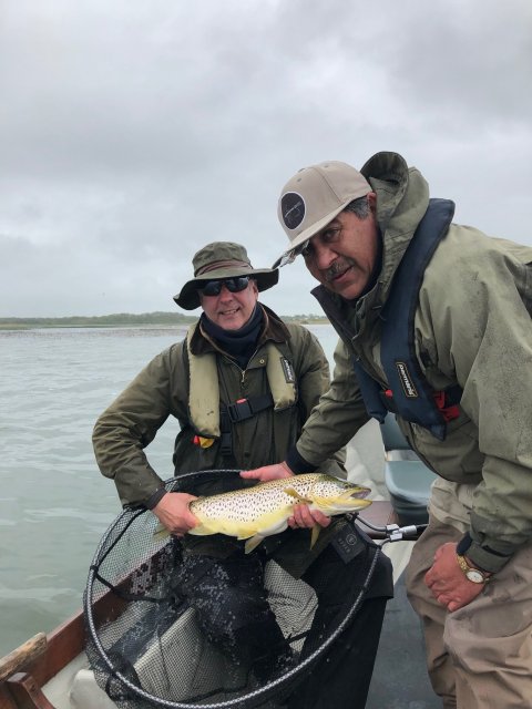 Paul Smithson with a fine Corrib trout