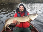 Lovely pike of 112cm saves a slow day in Clare