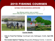 Salmon, bass and pike angling courses this summer