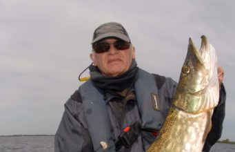Good pike fishing for French angler on Ree