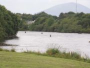 Low water levels on the Moy make for very difficult angling