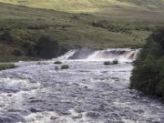 High water last week on the Erriff and a few fish about