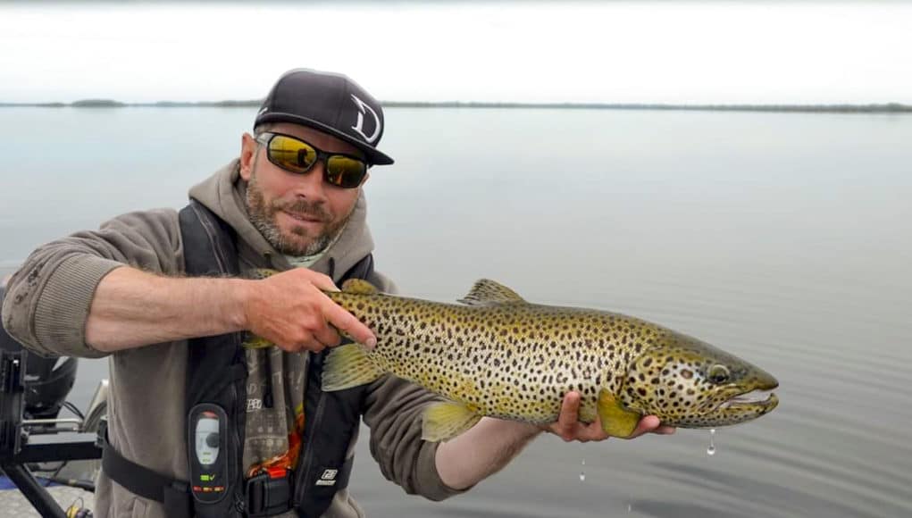 Jacek Gorny with his winning trout #CPRSavesFish