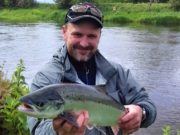 Wind and rain make for tough fishing on the Moy
