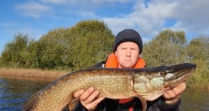 Rueben with his pike catch
