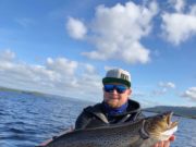 Not easy on Melvin but great fish caught, big ferox and gillaroo