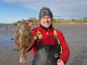 Cracking flounder for Menapia Anglers at Duncannon Duncannon Flounder