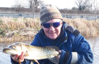 Decent pike fishing on Royal Canal with fly and lure