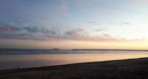 Stunning scenery but slow fishing for Westies in Youghal Youghal Beach