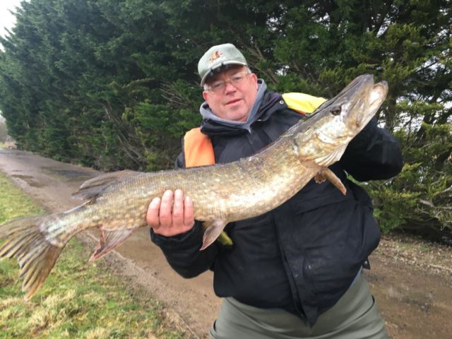 Nice fish from the bank for Bill