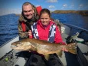 Cracking Ferox for young specimen hunter Nichola