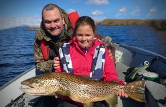 Cracking Ferox for young specimen hunter Nichola