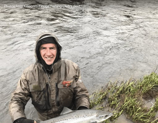 Feale throwing up a couple of fish