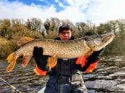 Bad weather brings some good pike to visitors at Carafin