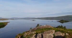 Kerry anglers back on Currane, but not many salmon about Reflections of Lough Currane