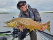 July and January on Sheelin as Mayfly gets going Owain with his mayfly catch