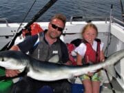 First Blue Shark for Amy!