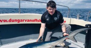 Nice blues for Dungarvan Offshore Charters