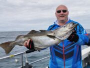Wicklow Charters explore wrecks 22 miles out, big tope inshore