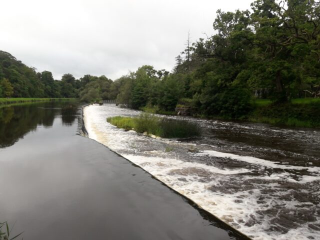 Blackcastle Weir on the River Boyne at Navan