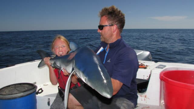 Amy and shark