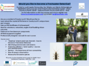 Live in Louth? Would you like to become a Freshwater Detective? poster