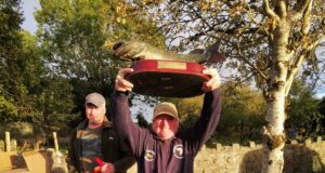 Eugene holding the IFPAC Final trophy for the second time