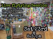 Look and Learn: River dry flys and Killarney specials Fly tying live stream on 23/01/21 with Piscari Fly