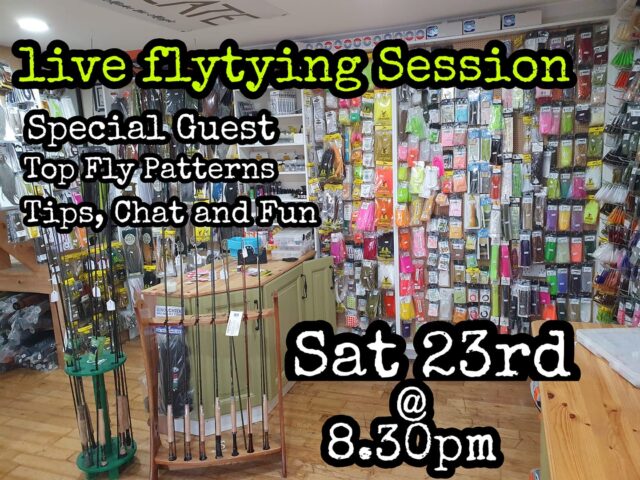 Fly tying live stream on 23/01/21 with Piscari Fly