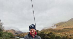 Red Letter Opening Day At Delphi Despite Lack of Guests Fishery manager David McEvoy with the first Delphi salmon of 2021